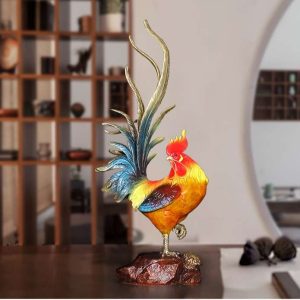 Tượng gà trống mang lại sự may mắn CD35