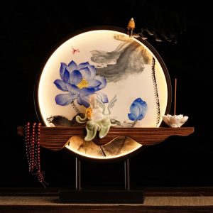 Trầm hương thác khói tượng di lặc CD1076