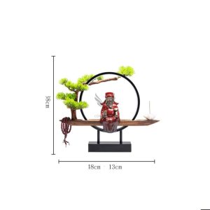 Thác khói trầm hương tượng thần tài CD1091