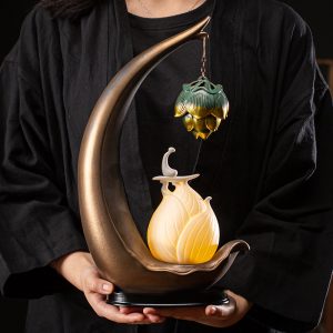 Mẫu thác khói trầm hương đẹp CD1085