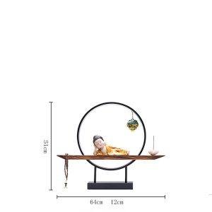 Thác khói trầm hương Phật nằm CD1084