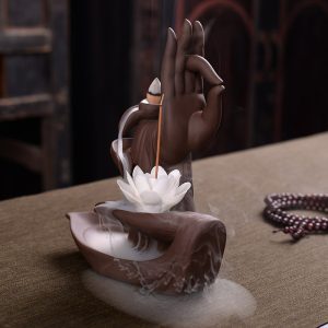 Thác khói trầm hương bàn tay Phật CD1057