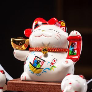 Thác khói trầm hương mèo thần tài đẹp CD1092