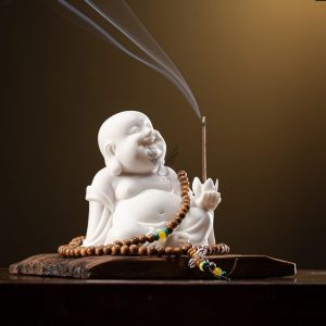 Thác khối trầm hương phật Di Lặc CD1180