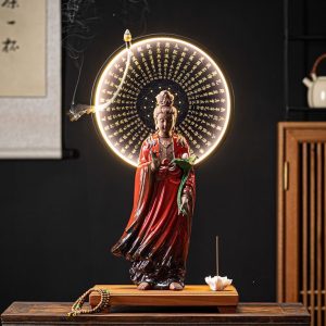 Thác khói trầm hương Phật đèn led CD1105