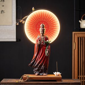 Thác khói trầm hương Phật đèn led CD1105