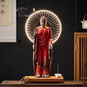 Thác khói trầm hương Phật đèn led CD1105