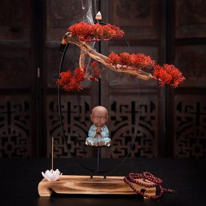 Thác khói trầm hương mẫu chú tiểu CD1067