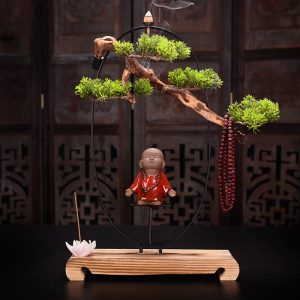 Thác khói trầm hương mẫu chú tiểu CD1067