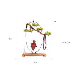 Thác khói trầm hương mẫu chú tiểu CD1067