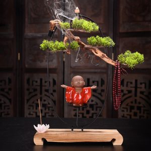 Thác khói trầm hương mẫu chú tiểu CD1067