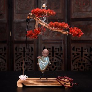 Thác khói trầm hương mẫu chú tiểu CD1067