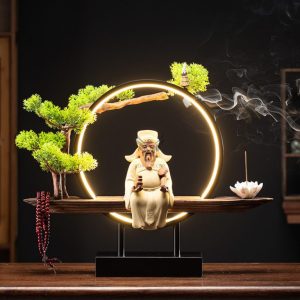 Thác khói trầm hương tượng thần tài CD1091