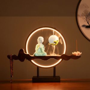 Trầm hương thác khói chú tiểu CD1089