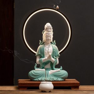 Thác khói trầm hương Quan Âm đẹp CD1142