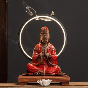 Thác khói trầm hương Quan Âm đẹp CD1142