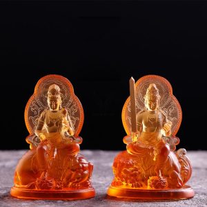 Tượng Văn Thù và Phổ Hiền Bồ Tát CD1236