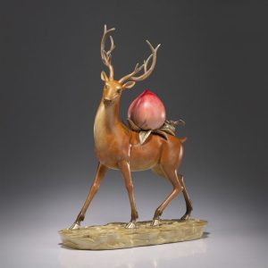 Tượng hươu cõng đào tiên CD1045