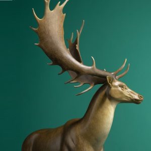 Tượng nai sừng tấm Á Âu làm quà CD1020