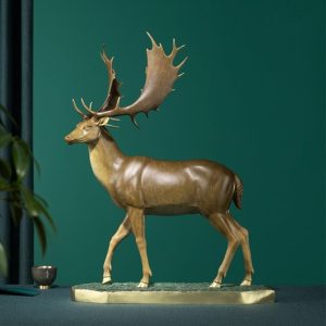 Tượng nai sừng tấm Á Âu làm quà CD1020