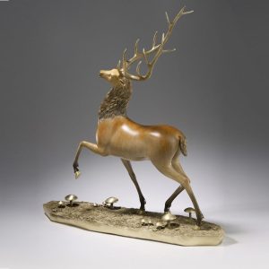 Tặng quà sếp nam tượng nai sừng tấm CD1017