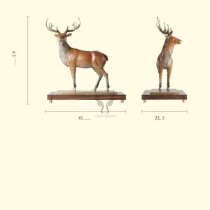 Tượng nai sừng tấm CD1046