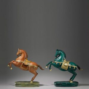 Qùa tặng sếp nam tượng ngựa bằng đồng CD1012