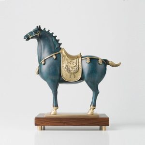 Tượng ngựa đồng làm quà tặng CD1038