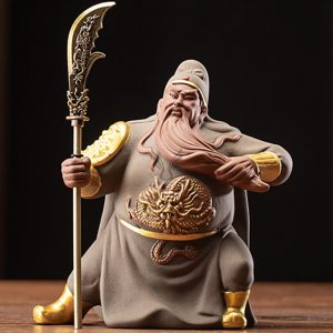 Trầm hương thác khói tượng Quan Công CD1090