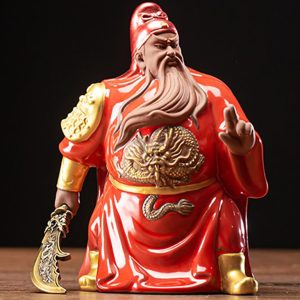 Trầm hương thác khói tượng Quan Công CD1090