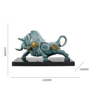 Tượng bò tót tài chính thịnh vượng CD273
