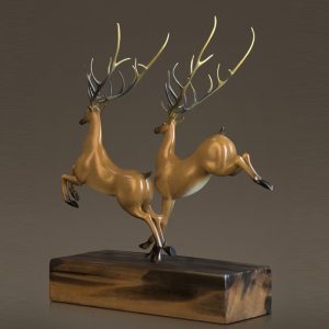 Tượng đôi hươu nghệ thuật CD632
