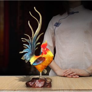 Tượng gà trống mang lại sự may mắn CD35
