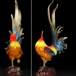 Tượng gà trống mang lại sự may mắn CD35