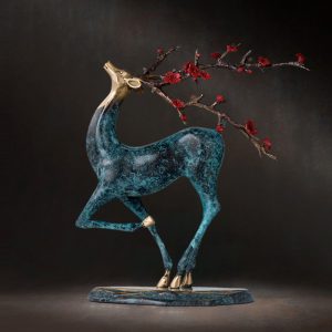 Tượng hươu hoa anh đào CD392