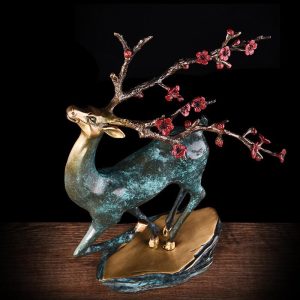 Tượng hươu hoa anh đào CD392