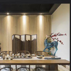 Tượng hươu hoa anh đào CD392