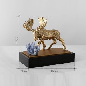 Đồ decor hươu sừng tấm CD234