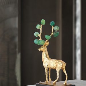 Tượng hươu sừng tấm cao cấp CD815