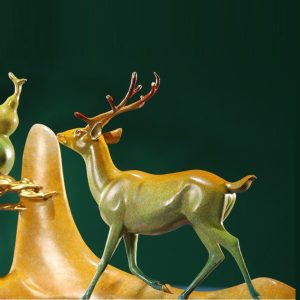 Hươu trên núi mang lại tài lộc CD915