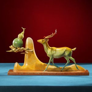 Hươu trên núi mang lại tài lộc CD915