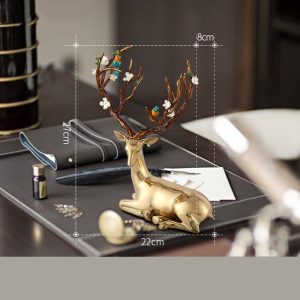 Tượng hươu bằng đồng CD679