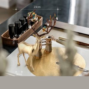 Tượng hươu bằng đồng CD679