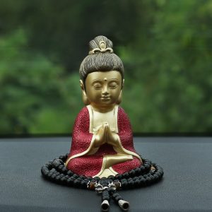 Tượng Quan Âm Bồ Tát để xe hơi cầu bình an CD505