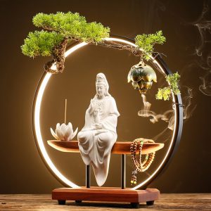 Thác khói xông trầm hương Quan Âm Bồ Tát CD2000