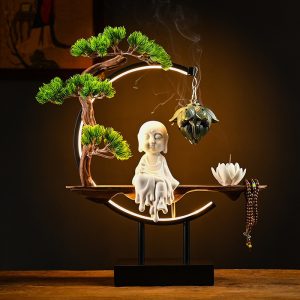 Thác khói trầm hương Phật thờ tại gia