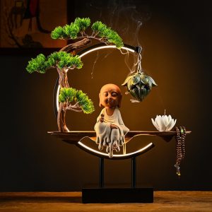 Thác khói trầm hương Phật thờ tại gia