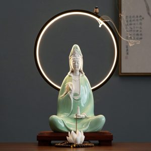 Thác khói trầm hương Phật Tây Phương Tam Thánh CD2032