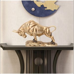 Tượng decor bò tót Composite CD430