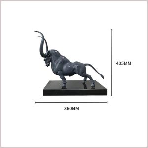Tượng bò tót sừng dài trang trí CD578